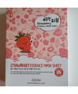 Esfolio Pure Skin Strawberry Box Of 10 Facial Essence Mask Sheets New In... - $18.80