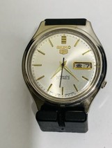 Seiko 5 Automatic Gents Auto Watch (REF#-SE-85) 1970s Spares or Repairs - £14.02 GBP
