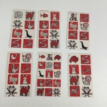 Glenn Printing Animal Memory Cards Numbers Vintage 1963 60s Collectable ... - $49.45