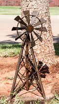Rustic Country Farm Agricultural Windmill Outpost Wind Spinner Cast Iron... - £17.32 GBP