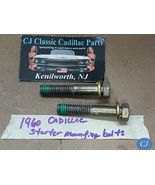 OEM 1960 CADILLAC 390 ENGINE STARTER MOTOR MOUNTING BOLTS ~ SET OF 2 - $34.64