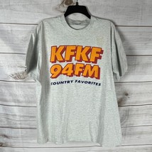 Vintage 94.1 KFKF Size XL Kansas City Country Radio T-Shirt Fruit of the... - $24.99