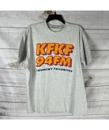 Vintage 94.1 KFKF Size XL Kansas City Country Radio T-Shirt Fruit of the... - £19.65 GBP