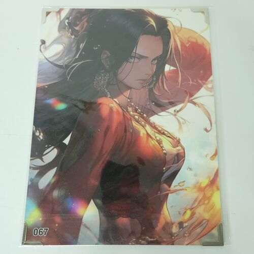 Boa Hancock #067 One Piece Double-sided Art Board Size A4 8" x 11" Waifu Card