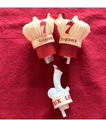 Vintage 2 Novelty 1963 Seagrams Seven Crown 7 + Leroux Bottle Stopper &amp; ... - $267.67 MXN