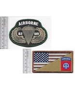 Airborne Army 82nd Airborne Infantry Division ABN &amp; Parachutist Wings Ba... - $352.48 MXN