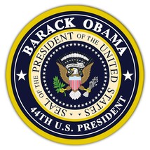Barack Obama 44th President Seal : Gift Coaster Democrat USA - £3.92 GBP