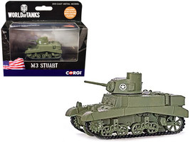 M3 Stuart Light Tank United States World of Tanks Video Game Diecast Model Corgi - £17.99 GBP