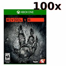 100-PACK NEW Evolve Microsoft Xbox One 2015 Video Game 2K multiplayer shooter - £513.99 GBP