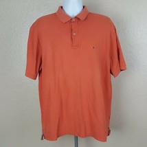 Tommy Hilfiger Men&#39;s Polo Shirt Size XL Orange TB12 - $8.90