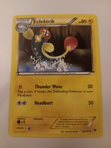 Pokemon 2013 Black & White Plasma Blast Eelektrik 32/101 Single Trading Card NM - $24.99