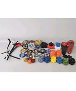 Lot Of Beyblades Metal Fusion Burst Bakuten Shoot Toys metal Spinner Tak... - $39.55