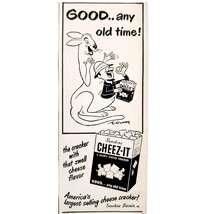 1950 Sunshine Cheez-It Crackers Advertisement Snacks Cheese Kangaroo F7D - $386.56 MXN