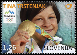 Slovenia. 2016. Slovene Olympic Medals – Tina Trstenjak (MNH OG) Stamp - £2.69 GBP