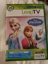 Frozen LeapFrog LeapTV Elsa Anna Olaf Educational Gaming Math Disney Cartridge - £9.74 GBP