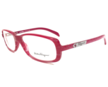 Salvatore Ferragamo Eyeglasses Frames 2610 514 Red Pink Fuchsia Logos 54... - $65.36