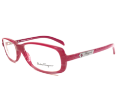Salvatore Ferragamo Eyeglasses Frames 2610 514 Red Pink Fuchsia Logos 54... - $65.36