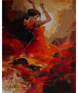 Anatoly Metlan Untitled Dancer Original Acrylic on Canvas - £5,423.27 GBP