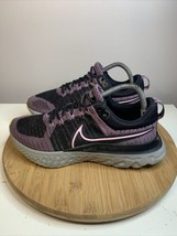 Nike React Infinity Run Flyknit 2 Running Shoe Womens Size 9 Purple CT2423-500 - £27.60 GBP