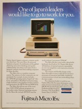 1983 Print Fujitsu&#39;s Micro 16 Personal Business Computers Santa Clara,CA - £11.41 GBP