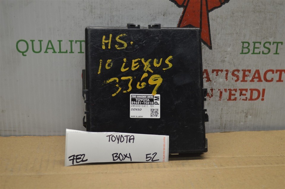 2010-2011 Lexus HS250H Power Supply 8968175010 OEM Module 52-7E2 Bx 1 - $26.45