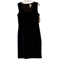 Charter Club Womens Little Black Dress Scoop Neck Sleeveless Dress, Size 10 NWT - £12.63 GBP