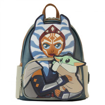 Star Wars Ahsoka and Grogu Mini Backpack By Loungefly Multi-Color - $85.99