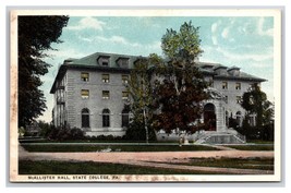 McAllister Hall State College Pennsylvania PA UNP WB Postcard N24 - £1.54 GBP