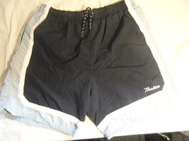 Mens Nautica BLUE/LIGHT BLUE/WHITE Swimming Shorts Size Large Board Shorts 3352 - £9.95 GBP