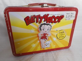 Betty Boop Collectable Lunchbox Tin w Handle 2008 Echo Bridge CD Storage Case - £8.75 GBP
