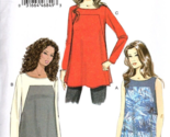Very Easy Vogue V9225 Misses 14 to 22 Tunic Tops Uncut Sewing Pattern - $16.61