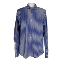 Brooks Brothers Men&#39;s Woven in Italy Cufflink Button Down Dress Shirt Ne... - £26.16 GBP
