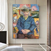 Hand Painted Van Gogh Oil Paintings Father Tang Ji Abstract Canvas Art Wall Hous - £336.93 GBP+