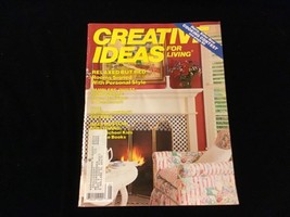 Creative Ideas For Living Magazine January 1988 Red Rooms, Samplers - £7.99 GBP
