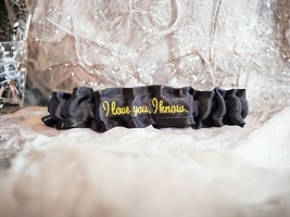 I love you. I know. Custom Colors Embroidered Bridal Wedding Garter Pers... - £11.00 GBP