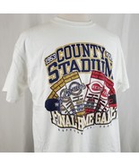 Vintage Milwaukee Brewers County Stadium Last Home Game T-Shirt XL Logo ... - £25.91 GBP