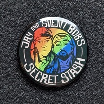Jay and Silent Bob Lapel Pin: Secret Stash Pride Logo (m) - £19.58 GBP