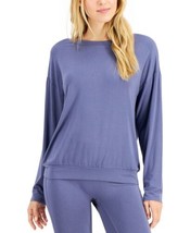 AlfaniWomens Super Soft Modal Long-Sleeve Sleep Top Color Night Shadow Size M - £27.24 GBP