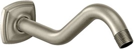 Moen 161951Bn Curved Shower Arm With Wall Flange, Brushed Nickel - $122.82