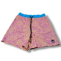 Neff Shorts Size Large W28&quot;xL6&quot; Swim Trunks Elastic Waist Swimwear Anima... - $30.46