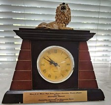 Vintage Wood Mantle Clock, Need Battery Change - $27.96