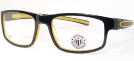 Insignum iTi5 C01 Black /Yellow Unique Rare Eyeglasses Glasses Frame 55-18-135mm - £63.24 GBP