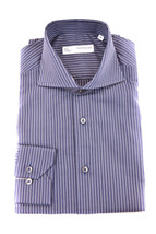 POGGIANTI 1958 Mens Lined Long Sleeve Shirt 100% Cotton Multicoloured Size S - £38.21 GBP