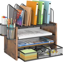 Desk Organizers And Accessories For Home Offices, Including A 4-Tier Mes... - $44.99