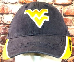 West Virginia Mountaineers Hat Navy &amp; Gold Adjustable Cap By Captivating... - $212.94 MXN