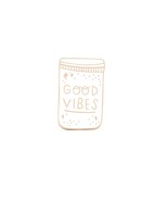 Universe GOOD VIBES Cup Enamel Pin Cats Book Banana Bear Badge Brooches ... - £5.62 GBP