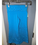 P.S. Aeropostale Blue Lagoon Yoga Pants W/Gems on top Size 4 Girls NEW - $19.00