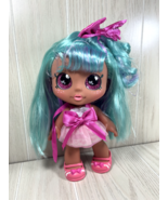 Kindi Kids Fun Time Friends Bella Bow 10&quot; bobblehead doll pink blue hair... - £11.76 GBP