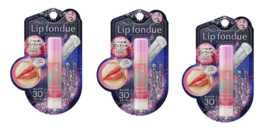 Japan Rohto Mentholatum Lip Fondue Aurora 3D Pearl 4.2g Lip Balm 3 Pack SET F/S - £31.79 GBP