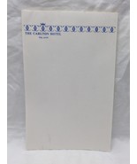 Vintage Israel The Carlton Hotel Tel Aviv Notepad (28) Sheets 4&quot; X 6.5&quot; - $67.82 CAD